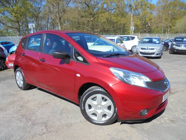 Nissan Note 1.2 NOTE VISIA MPV Petrol Red